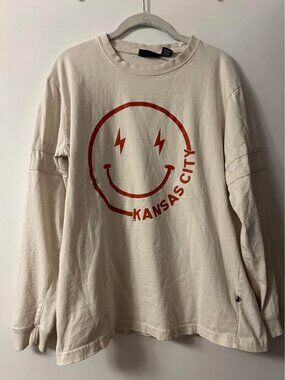 Kansas City Smiley Face Longsleeve size Medium